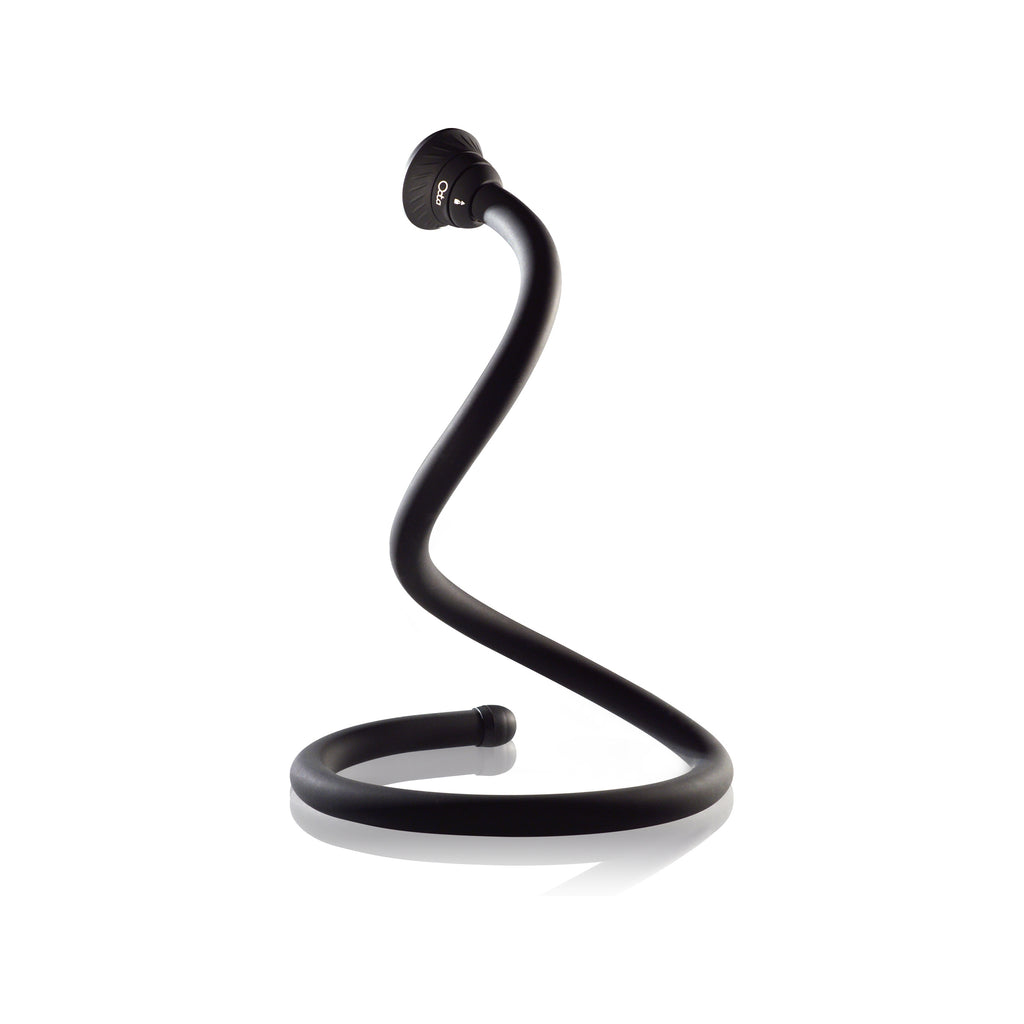 MonkeyTail flexible tablet arm and freestanding base on a white background