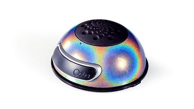 Iridescent Octa Vacuum Dock suction base on a white background