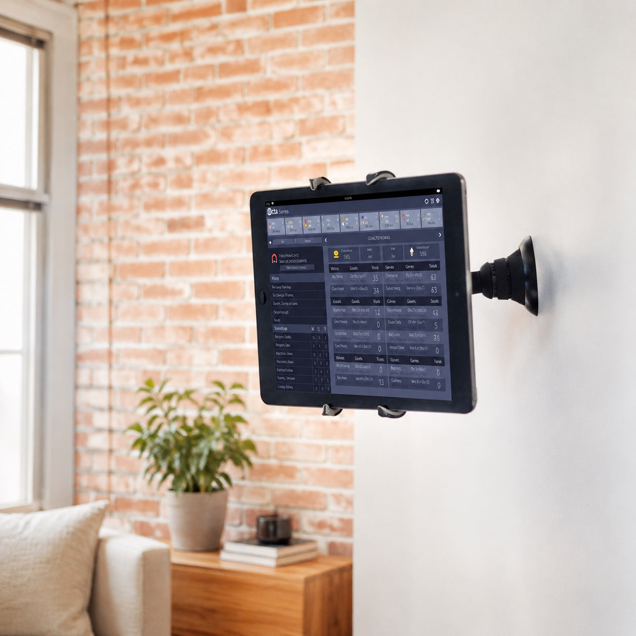 Wall Mount in use